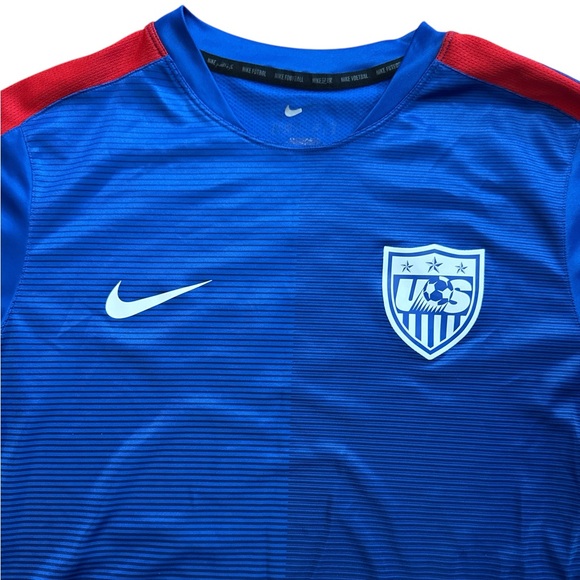 Nike Dri-Fit Men’s Team USA Soccer Jersey Blue Authentic Soccer Futbol Kit - Picture 1 of 13